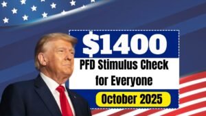 $1400 PFD Stimulus Payment October 2025: Who Will Get It?
