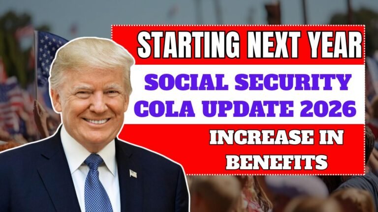2026 Social Security COLA Update: Expected Increase in Benefits Starting Next Year