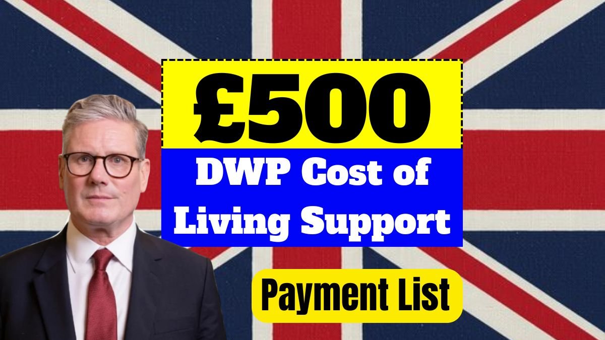 £500 DWP Cost of Living Support 2025 – Check Updated Payment List Here