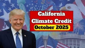 California Climate Credit 2025 – October Payment, Eligibility, and Amount Details
