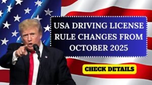 USA Driving License Rule Changes from October 2025