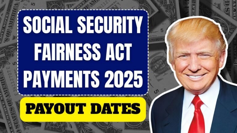 Social Security Fairness Act Payments 2025