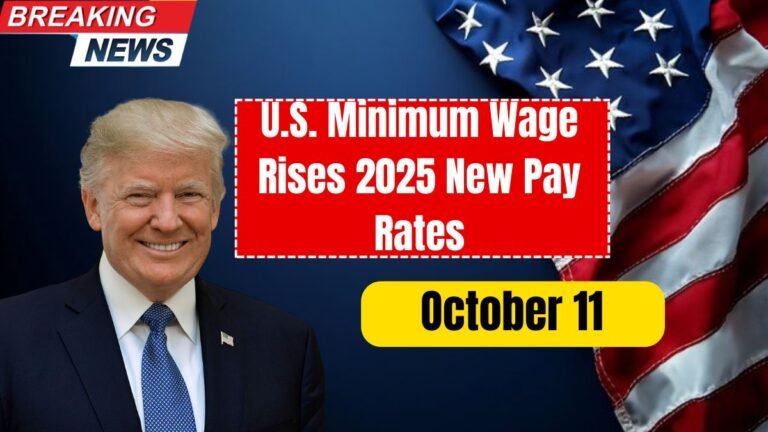 U.S. Minimum Wage Rises 2025 – New Pay Rates Officially in Effect from October 11