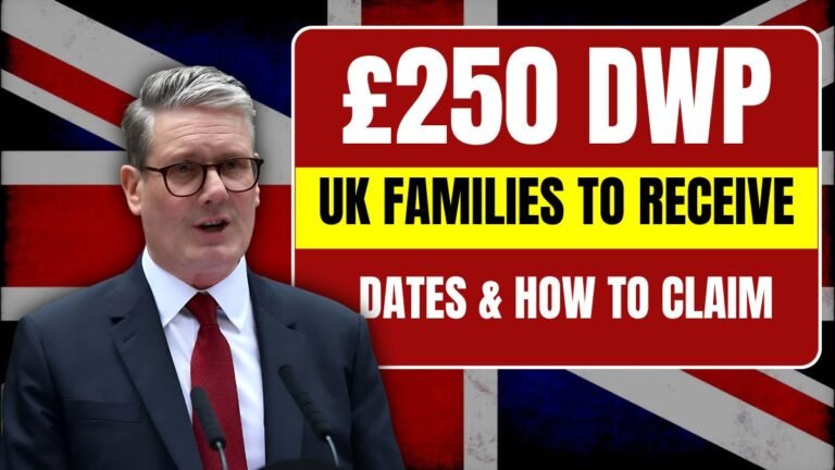 UK Families to Receive £250 DWP Support – Check Eligibility, Key Dates & How to Claim