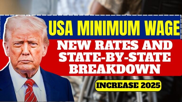 USA Minimum Wage Increase 2025 New Rates and State-by-State Breakdown
