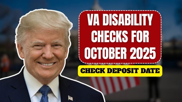 VA Disability Checks for October 2025